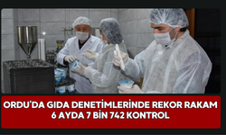 Ordu'da Gıda Denetimlerinde Rekor Rakam: 6 Ayda 7 Bin 742 Kontrol