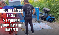 Ordu'da Patpat Kazası: 5 Yaşındaki Çocuk H*yatını K*ybetti