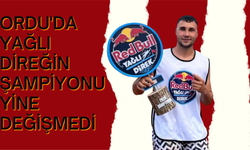 Ordu'da Yağlı Direğin Şampiyonu Yine Değişmedi