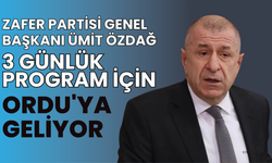 Zafer Partisi Genel Başkanı Ümit Özdağ Ordu'ya Geliyor
