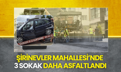 ŞİRİNEVLER MAHALLESİ’NDE 3 SOKAK DAHA ASFALTLANDI