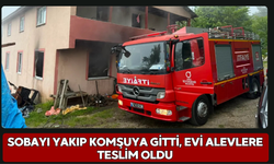 Sobayı Yakıp Komşuya Gitti, Evi Alevlere Teslim Oldu