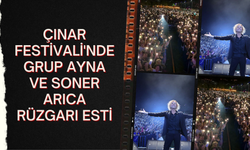 Çınar Festivali'nde Grup Ayna ve Soner Arıca Rüzgarı Esti