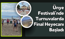 Ünye Festivali'nde Turnuvalarda Final Heyecanı Başladı