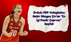 Ordulu Milli Voleybolcu Nehir Döngez Çin’de “En İyi Pasör Çaprazı” Seçildi