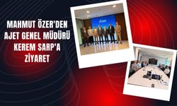 Mahmut Özer'den AJET Genel Müdürü Kerem Sarp'a Ziyaret