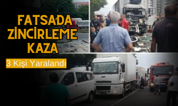 Fatsa’da Zincirleme Kaza: 3 Kişi Yaralandı