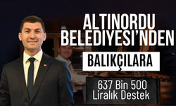 Altınordu Belediyesi’nden Balıkçılara 637 Bin 500 Liralık Destek