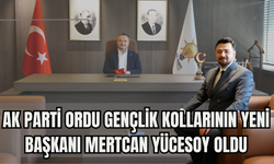 AK Parti Ordu İl Gençlik Kollarının Yeni Başkanı Mertcan Yücesoy Oldu