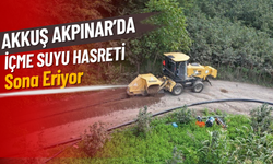 Akkuş Akpınar’da İçme Suyu Hasreti Sona Eriyor