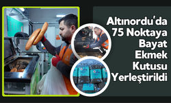 Altınordu’da 75 Noktaya Bayat Ekmek Kutusu Yerleştirildi