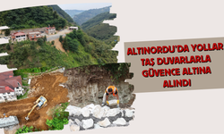 Altınordu’da Yollar Taş Duvarlarla Güvence Altına Alındı