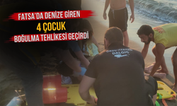 Fatsa’da Denize Giren 4 Çocuk Boğulma Tehlikesi Geçirdi