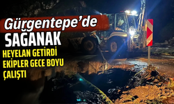 Gürgentepe’de Sağanak Heyelan Getirdi, Ekipler Gece Boyu Çalıştı