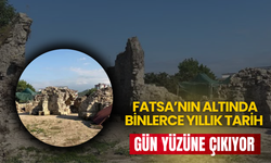 Fatsa’nın Altında Binlerce Yıllık Tarih Gün Yüzüne Çıkıyor