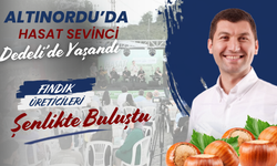 Altınordu’da Hasat Sevinci Dedeli’de Yaşandı: Fındık Üreticileri Şenlikte Buluştu