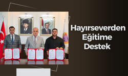 Hayırseverden Eğitime Destek