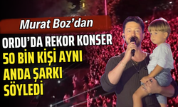 Murat Boz’dan Ordu’da Rekor Konser: 50 Bin Kişi Aynı Anda Şarkı Söyledi