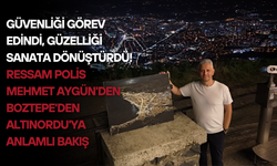 Güvenliği Görev Edindi, Güzelliği Sanata Dönüştürdü! Ressam Polis Mehmet Aygün'den Boztepe'den Altınordu'ya Anlamlı Bakı
