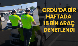 Ordu’da Bir Haftada 18 Bin Araç Denetlendi