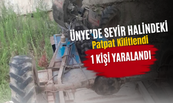 Ordu Ünye’de Seyir Halindeki Patpat Kilitlendi: 1 Kişi Yaralandı