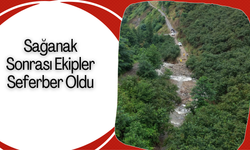 Sağanak Sonrası Ekipler Seferber Oldu