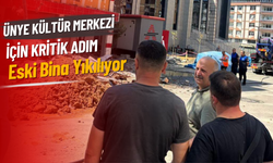 Ünye Kültür Merkezi İçin Kritik Adım: Eski Bina Yıkılıyor