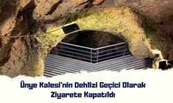 Ünye Kalesi'nin Dehlizi Geçici Olarak Ziyarete Kapatıldı