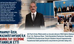 Mahmut Özer, Kazakistan’daki İlk Kurultay Seçimine Tanıklık Etti