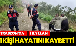 Trabzon’da Heyelan: 1 Kişi Hayatını Kaybetti