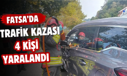 Fatsa’da Trafik Kazası: 4 Kişi Yaralandı
