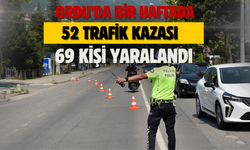 Ordu’da Bir Haftada 52 Trafik Kazası: 69 Kişi Yaralandı
