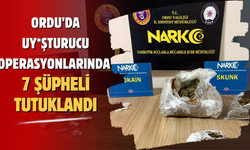 Ordu’da uy*şturucu operasyonlarında 7 şüpheli tutuklandı