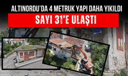 Altınordu’da 4 Metruk Yapı Daha Yıkıldı: Sayı 31’e Ulaştı