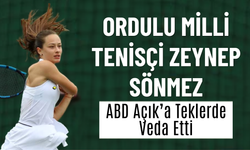 Ordulu Milli Tenisçi Zeynep Sönmez, ABD Açık’a Teklerde Veda Etti