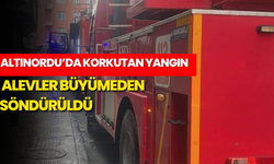 Altınordu’da Korkutan Yangın: Alevler Büyümeden Söndürüldü