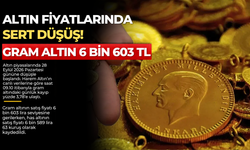 Altın Fiyatlarında Sert Düşüş! Gram Altın 6 Bin 603 TL