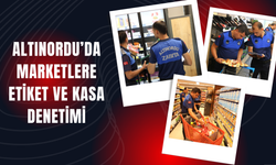 Altınordu’da Marketlere Etiket ve Kasa Denetimi