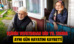 Eşinin Vefatından Bir Yıl Sonra Aynı Gün Hayatını Kaybetti