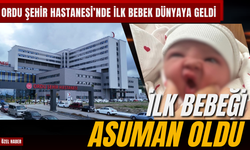 Ordu Şehir Hastanesi’nde İlk Bebek Dünyaya Geldi