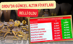 Ordu’da Güncel Altın Fiyatları Belli Oldu