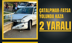 Çatalpınar-Fatsa Yolunda Kaza: 2 Yaralı
