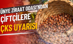 Ünye Ziraat Odası’ndan Çiftçilere ÇKS Uyarısı