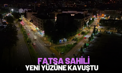 FATSA SAHİLİ YENİ YÜZÜNE KAVUŞTU