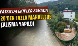 Fatsa’da Ekipler Sahada: 20’den Fazla Mahallede Çalışma Yapıldı