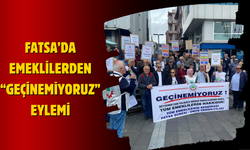 Fatsa’da Emeklilerden “Geçinemiyoruz” Eylemi