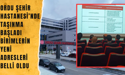 Ordu Şehir Hastanesi’nde Taşınma Başladı: Birimlerin Yeni Adresleri Belli Oldu