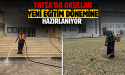 FATSA’DA OKULLAR YENİ EĞİTİM DÖNEMİNE HAZIRLANIYOR