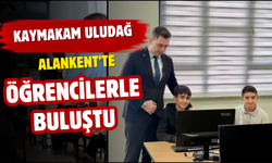 Kaymakam Uludağ Alankent’te Öğrencilerle Buluştu