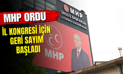 MHP Ordu İl Kongresi İçin Geri Sayım Başladı